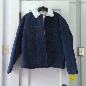 Wrangler Sherpa Lined Denim Jacket